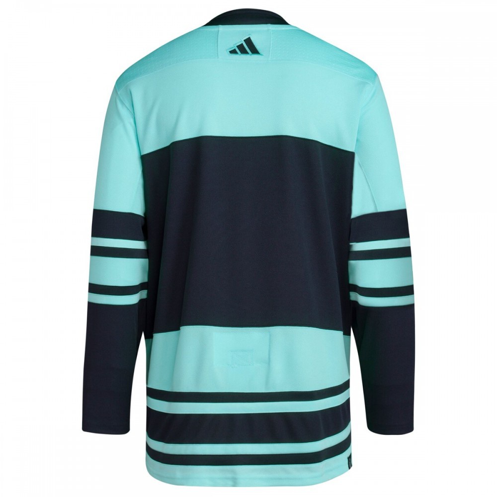 Seattle Kraken adidas Reverse Retro 2.0 Authentic Blank Jersey - Teal-Pro Kit Vault | Brand New 26/27 Sports Jerseys